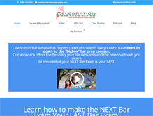 Tablet Screenshot of celebrationbarreview.com